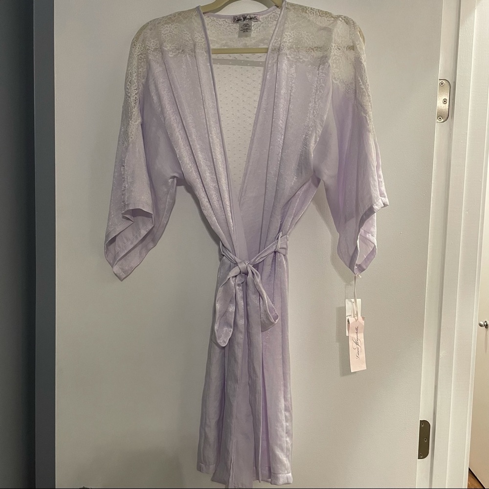 Linea Donatella Lace Robe Lingerie